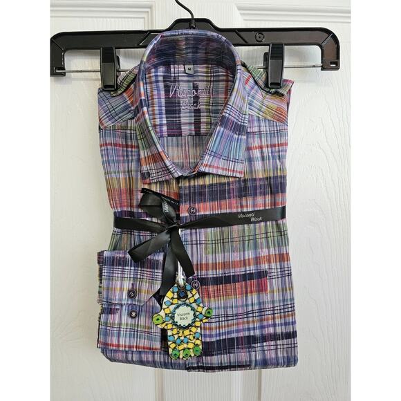 Visconti Other - NWT Luchiano Visconti Men's Long Sleeve Button-Down Shirt Style 3152 MEDIUM